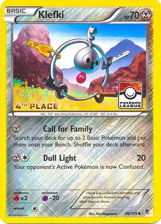 Image of Klefki (League Promo) [4th Place] 066/119  - Reverse Holofoil League & Championship Cards - Promo