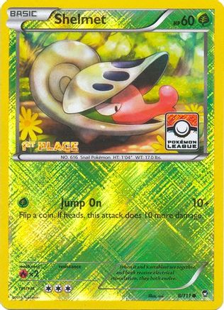 Image of Shelmet 008/111  - Reverse Holofoil League & Championship Cards - Promo