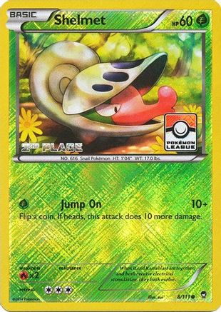 Image of Shelmet 008/111  - Reverse Holofoil League & Championship Cards - Promo