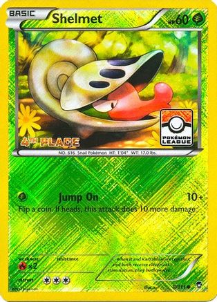 Image of Shelmet 008/111  - Reverse Holofoil League & Championship Cards - Promo