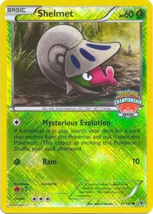 Image of Shelmet 011/101  - Reverse Holofoil League & Championship Cards - Promo