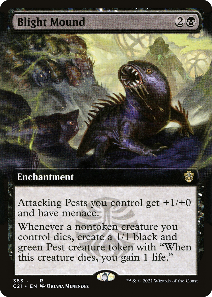 Image of Blight Mound (Extended Art) (C21-363) - Commander 2021: (Extended Art)
