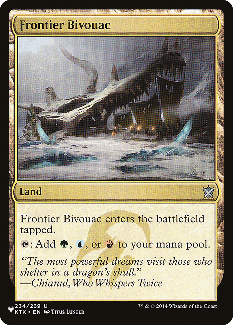 Image of Frontier Bivouac (KTK) (LIST-KTK-234) - The List