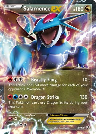 Image of Salamence EX XY170  - Holofoil XY Promos - Promo