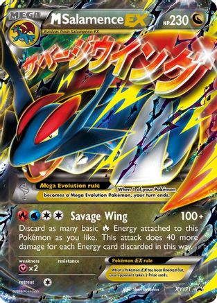 Image of M Salamence EX XY171  - Holofoil XY Promos - Promo
