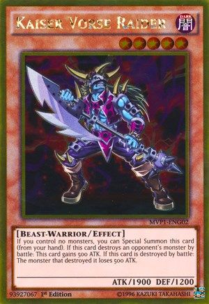 Image of Kaiser Vorse Raider (MVP1-ENG02) - The Dark Side of Dimensions Movie Pack: Gold Edition 1st Edition