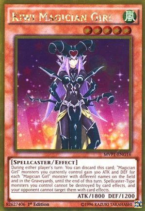 Image of Kiwi Magician Girl (MVP1-ENG16) - The Dark Side of Dimensions Movie Pack: Gold Edition 1st Edition