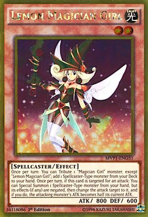 Image of Lemon Magician Girl (MVP1-ENG51) - The Dark Side of Dimensions Movie Pack: Gold Edition Unlimited