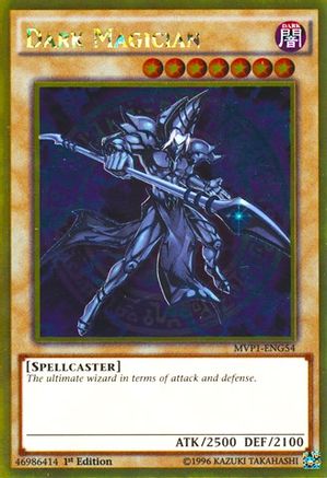 Image of Dark Magician (MVP1-ENG54) - The Dark Side of Dimensions Movie Pack: Gold Edition 1st Edition