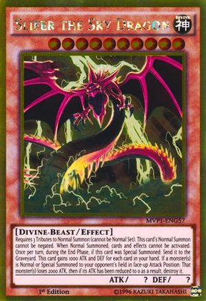 Image of Slifer the Sky Dragon (MVP1-ENG57) - The Dark Side of Dimensions Movie Pack: Gold Edition 1st Edition
