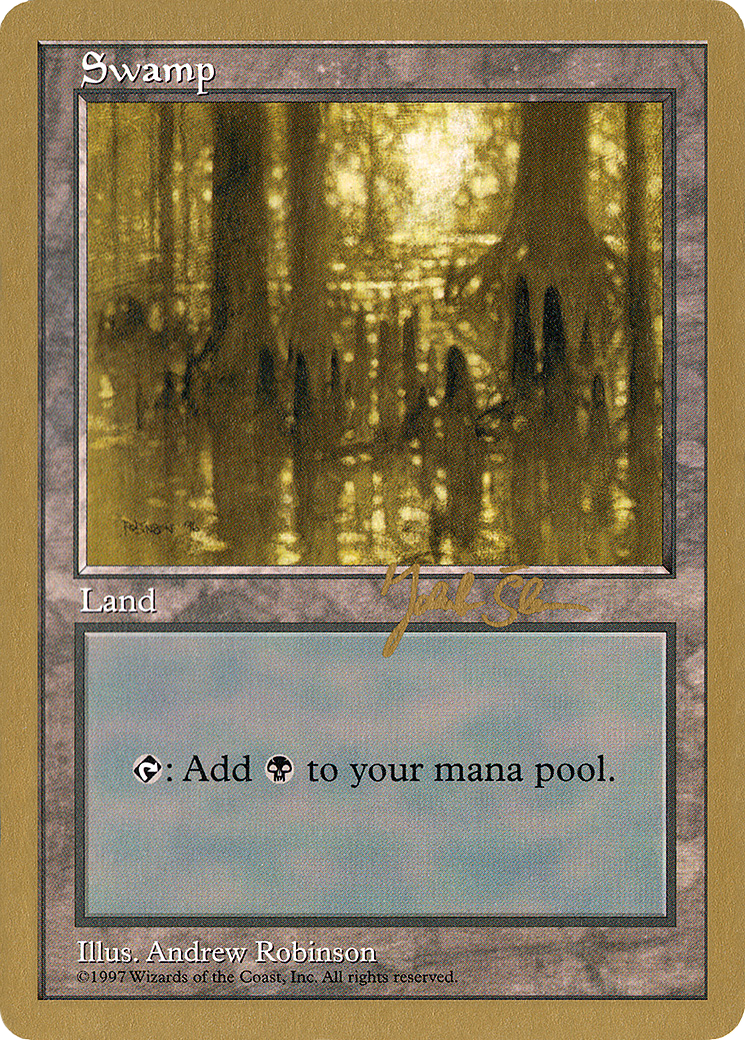 Image of Swamp (442) - 1997 Jakub Slemr (5ED) (WCD-) - World Championship Decks 1997