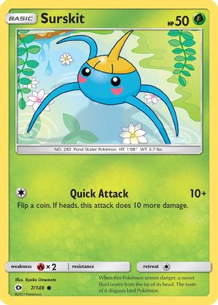 Image of Surskit 007/149  SM Base Set - Common