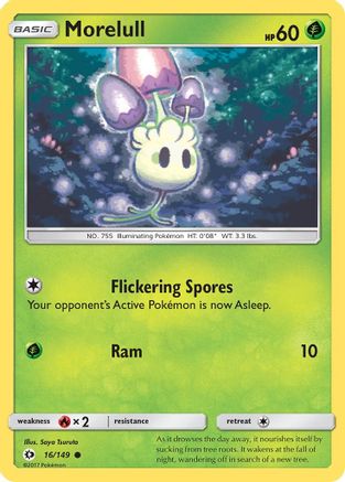 Image of Morelull 016/149  - Reverse Holofoil SM Base Set - Common