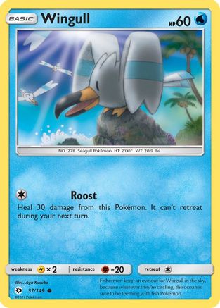 Image of Wingull 037/149  SM Base Set - Common