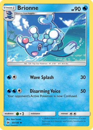 Image of Brionne 040/149  - Reverse Holofoil SM Base Set - Uncommon