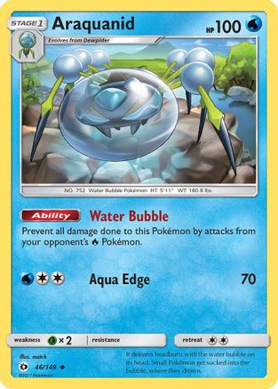 Image of Araquanid 046/149  - Reverse Holofoil SM Base Set - Uncommon