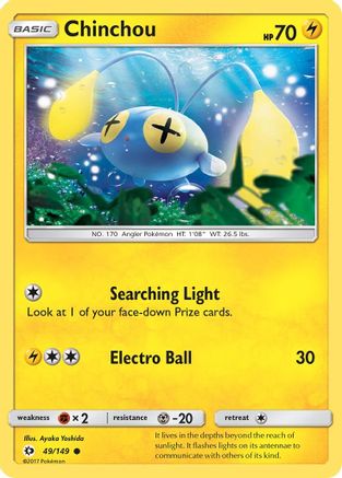 Image of Chinchou 049/149  SM Base Set - Common