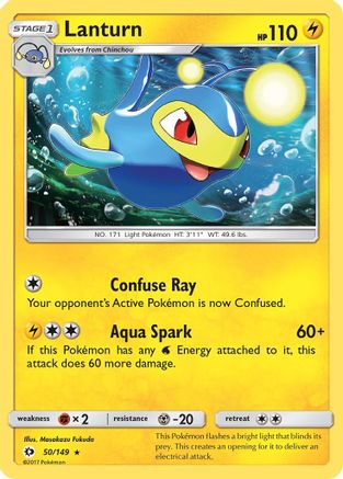 Image of Lanturn 050/149  SM Base Set - Rare