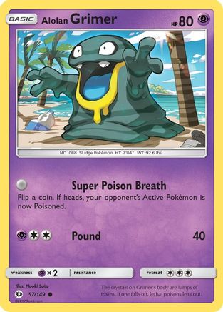 Image of Alolan Grimer 057/149  SM Base Set - Common
