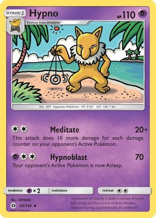 Image of Hypno 060/149  SM Base Set - Uncommon