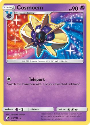 Image of Cosmoem 065/149  - Reverse Holofoil SM Base Set - Rare