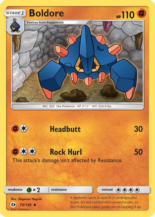 Image of Boldore 070/149  SM Base Set - Uncommon