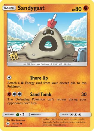 Image of Sandygast 074/149  SM Base Set - Common
