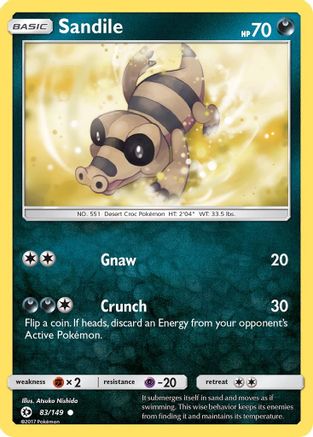 Image of Sandile 083/149  SM Base Set - Common