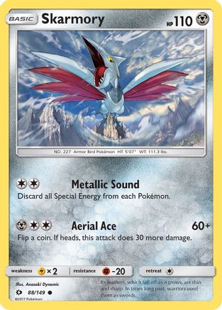 Image of Skarmory 088/149  SM Base Set - Common