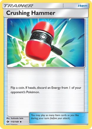 Image of Crushing Hammer 115/149  - Reverse Holofoil SM Base Set - Uncommon