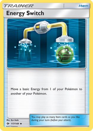 Image of Energy Switch 117/149  - Reverse Holofoil SM Base Set - Uncommon