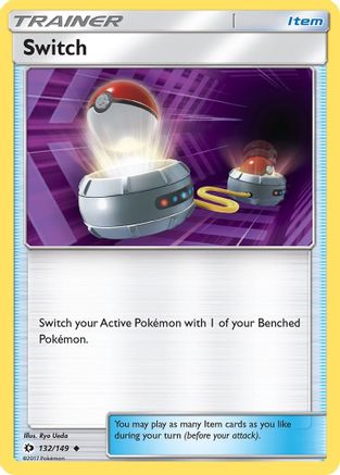 Image of Switch 132/149  - Reverse Holofoil SM Base Set - Uncommon