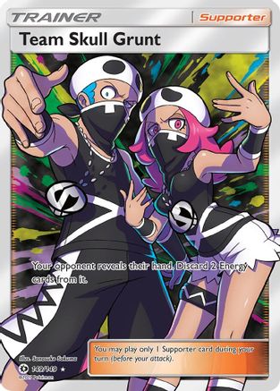 Image of Team Skull Grunt (Full Art) 149/149  - Holofoil SM Base Set - Ultra Rare