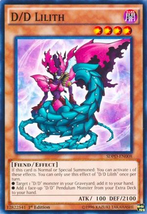 Image of D/D Lilith (SDPD-EN008) - Structure Deck: Pendulum Domination 1st Edition
