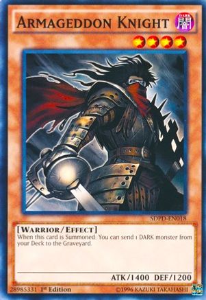 Image of Armageddon Knight (SDPD-EN018) - Structure Deck: Pendulum Domination 1st Edition