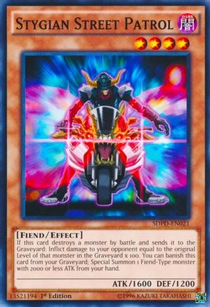 Image of Stygian Street Patrol (SDPD-EN021) - Structure Deck: Pendulum Domination 1st Edition