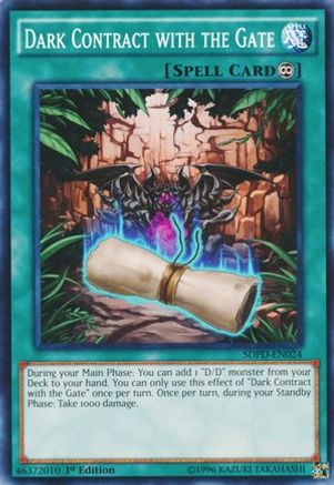 Image of Dark Contract with the Gate (SDPD-EN024) - Structure Deck: Pendulum Domination 1st Edition