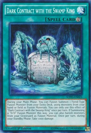 Image of Dark Contract with the Swamp King (SDPD-EN025) - Structure Deck: Pendulum Domination 1st Edition