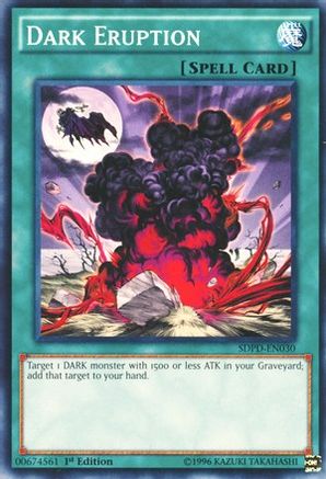 Image of Dark Eruption (SDPD-EN030) - Structure Deck: Pendulum Domination 1st Edition