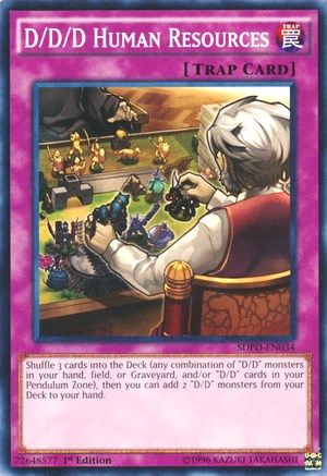 Image of D/D/D Human Resources (SDPD-EN034) - Structure Deck: Pendulum Domination 1st Edition