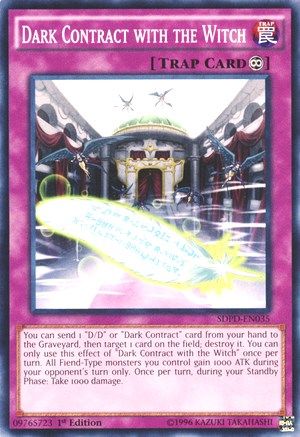 Image of Dark Contract with the Witch (SDPD-EN035) - Structure Deck: Pendulum Domination 1st Edition