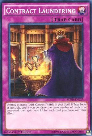 Image of Contract Laundering (SDPD-EN037) - Structure Deck: Pendulum Domination 1st Edition
