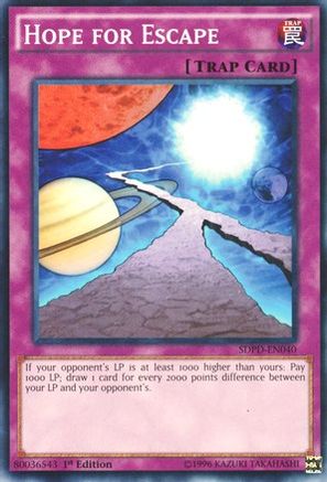 Image of Hope for Escape (SDPD-EN040) - Structure Deck: Pendulum Domination 1st Edition