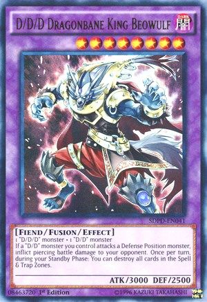 Image of D/D/D Dragonbane King Beowulf (SDPD-EN041) - Structure Deck: Pendulum Domination 1st Edition