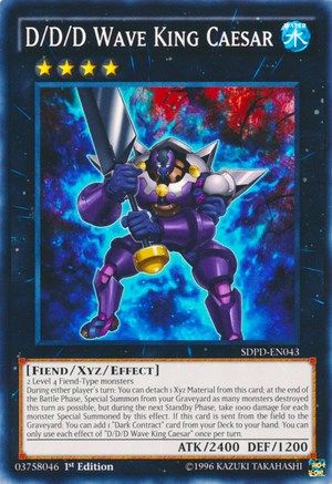 Image of D/D/D Wave King Caesar (SDPD-EN043) - Structure Deck: Pendulum Domination 1st Edition