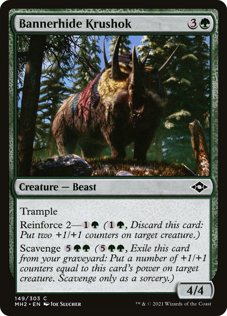 Image of Bannerhide Krushok (MH2-149) - Modern Horizons 2 Foil