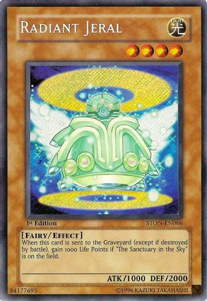 Image of Radiant Jeral (STON-EN066) - Strike of Neos 1st Edition