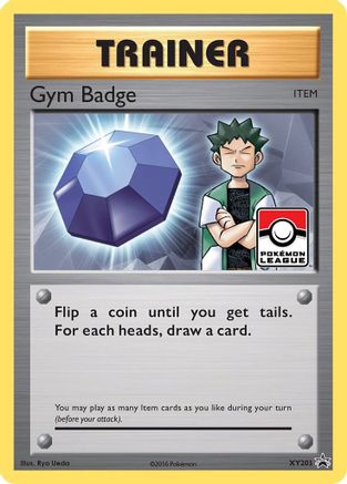 Image of Gym Badge (Brock) XY203  - Holofoil XY Promos - Promo