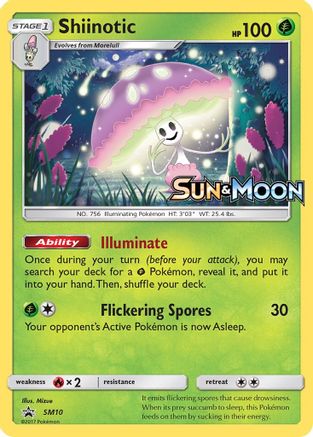 Image of Shiinotic SM10  - Holofoil SM Promos - Promo