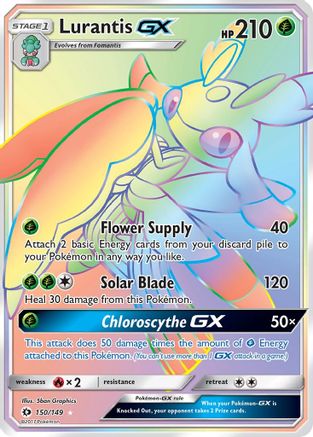 Image of Lurantis GX (Secret) 150/149  - Holofoil SM Base Set - Secret Rare